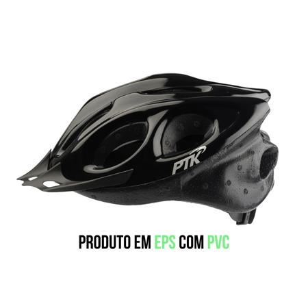 Imagem de Capacete Para Ciclismo Bike Adulto PTK Com Alça Ajustável