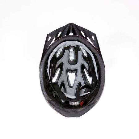 Imagem de Capacete Para Ciclismo Feminino Raptor 3 Com LED e Viseira Tamanho G 57 a 61cm Preto e Rosa Tsw