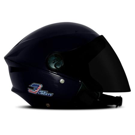 Imagem de Capacete Para Moto Aberto Pro Tork New Liberty Three Elite Viseira Fumê Masculino Feminino 