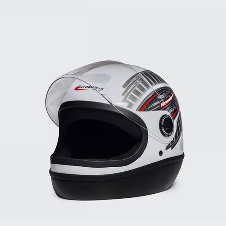 Imagem de Capacete Para Moto Formula 1 R Grafic Tamanho 56 Branco