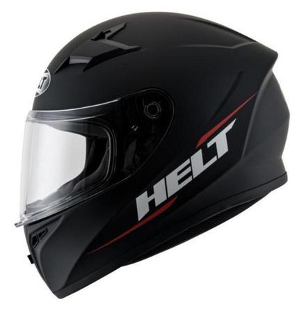 Imagem de Capacete Para Moto Helt Street Polar Preto Tamanho 58