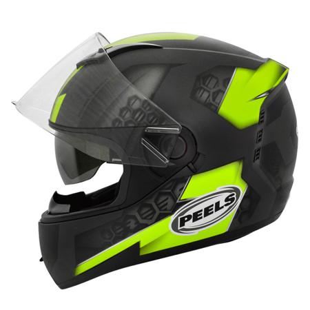 Imagem de Capacete Peels Icon Dash Preto Fosco e Verde Tamanho:56