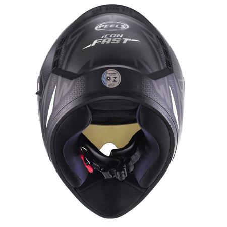 Imagem de Capacete Peels Icon Fast Com Oculos Interno Fume Masculino Feminino