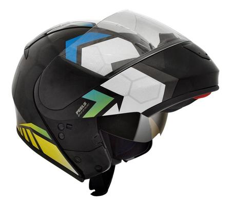 Imagem de Capacete Peels Robocop Articulado Urban Rush Masculino com óculos solar