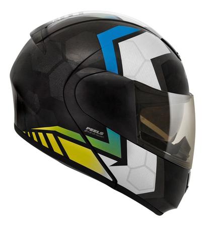 Imagem de Capacete Peels Robocop Articulado Urban Rush Masculino com óculos solar