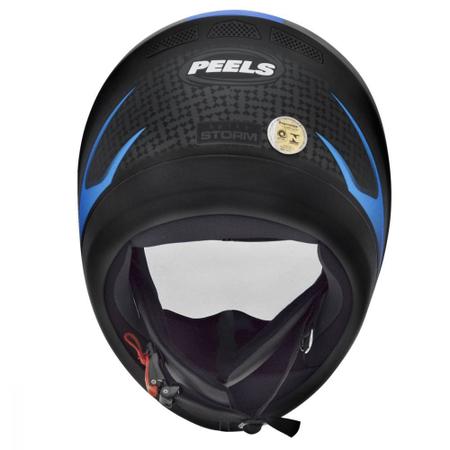 Imagem de Capacete peels spike storm preto azul fosco