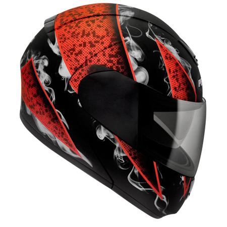 Imagem de Capacete PEELS Urban Smoke Preto F/Vermelho60