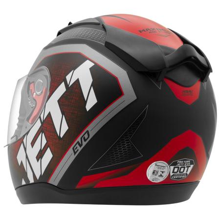 Imagem de Capacete Pro Tork Jett Evo Line Fosco Fechado Moto