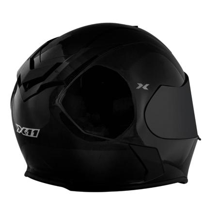 Imagem de Capacete Revo X11 Pro All Black Preto Fosco Viseira Cristal