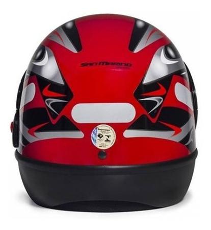 Imagem de Capacete san marino vermelho n,62