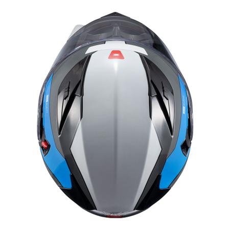 Capacete Moto Texx Gladiator V3 Reisen Escamoteavel Vermelho em