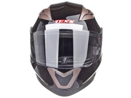 Imagem de Capacete Texx Gladiator Articulado Preto Brilhante Tamanho:60Cor:Preto