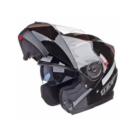 Imagem de Capacete Texx Gladiator Articulado Preto Brilhante Tamanho:60Cor:Preto