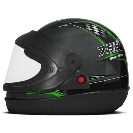 Imagem de Capacete Urbano Moto Fechado Masculino Feminino Pro Tork San Marino Super Sport Moto Com Viseira