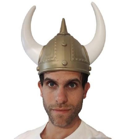 Capacete Viking Nórdico Romano Chifre Touro 2 Festa Fantasia - Brink Fest Imagem de Capacete Viking Nórdico Romano Chifre Touro 2 Festa Fantasia