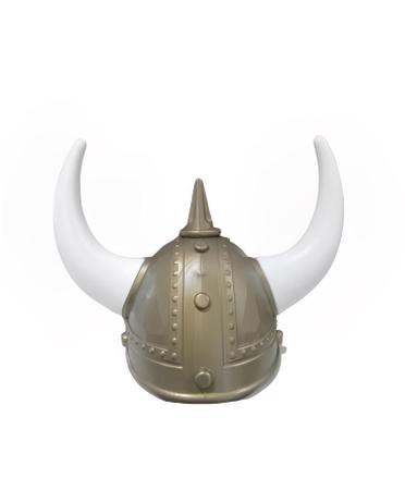 Kit Vikings Capacete + Martelo Plástico Cosplay Fantasia - Blook