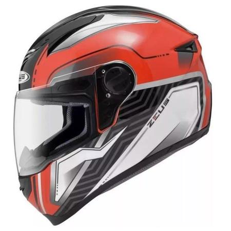 Imagem de Capacete Zeus 811 Solid AL16 Vermelho Prata