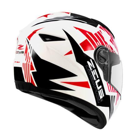 Imagem de Capacete Zeus 811AL28 Solid Branco Preto