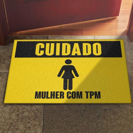 Imagem de Capacho Cuidado Mulher com TPM