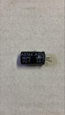 Imagem de Capacitor Eletrolítico - 100uf X 25v - Kit Com 10 Peças