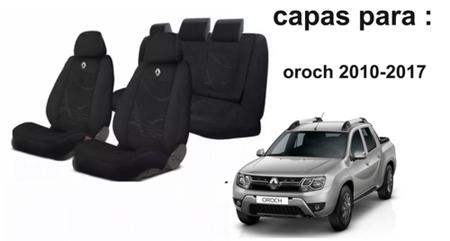 Imagem de Capas Aconchegantes Exclusivas Oroch 2010-2017 + Volante + Chaveiro Tecido