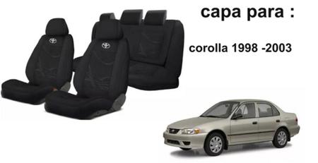 Imagem de Capas Banco Corolla 98-03 + Volante + Chaveiro