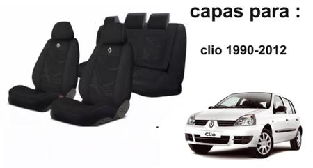 Capas Confortáveis Personalizadas Clio 1990-2012 + Volante + Chaveiro Tecido - Iron Tech Imagem de Capas Confortáveis Personalizadas Clio 1990-2012 + Volante + Chaveiro Tecido