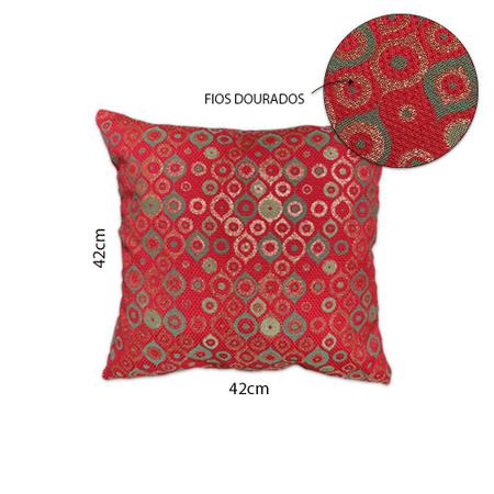 Capas de Almofadas Decorativas Natal 4 Unidades Com Ziper - RT MAGAZINE Imagem de Capas de Almofadas Decorativas Natal 4 Unidades Com Ziper
