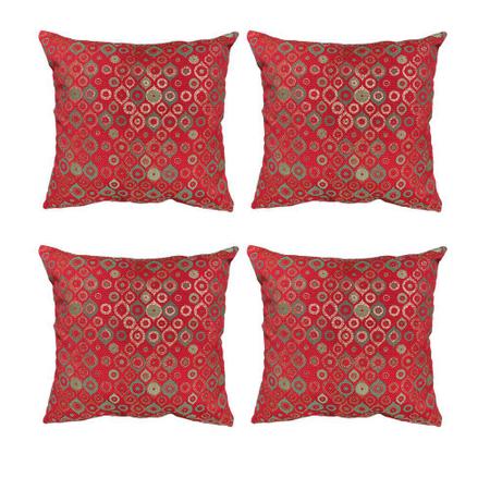 Capas de Almofadas Decorativas Natal 4 Unidades Com Ziper - RT MAGAZINE Imagem de Capas de Almofadas Decorativas Natal 4 Unidades Com Ziper