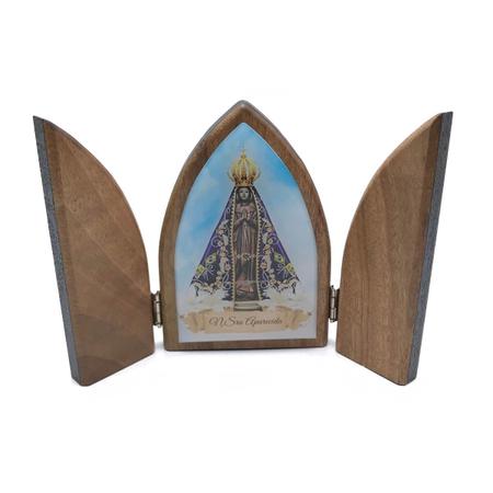 Imagem de Capelinha De Mesa Nossa Senhora Aparecida com Porta