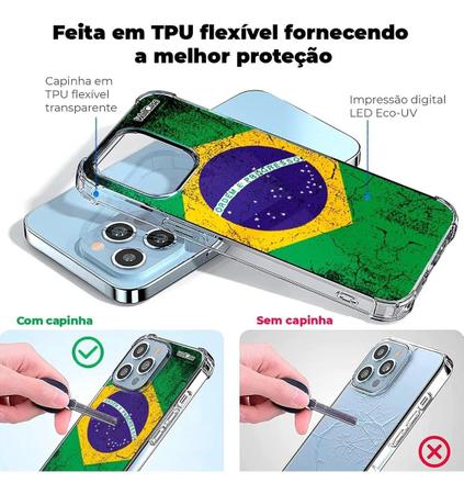 Capinha Capa de Celular Bandeira Do Brasil Wc106 Para Galaxy S21