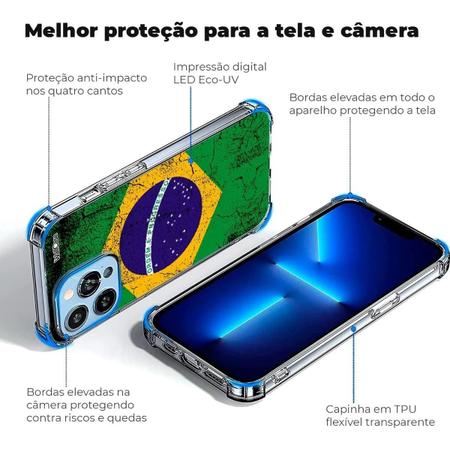 Capinha Capa de Celular Bandeira Do Brasil Wc106 Para Galaxy S21