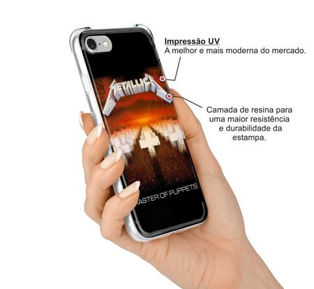 Imagem de Capinha Capa para celular Motorola Moto G32 G42 G52 G82 G200 Banda Metallica Heavy Metal MTL8
