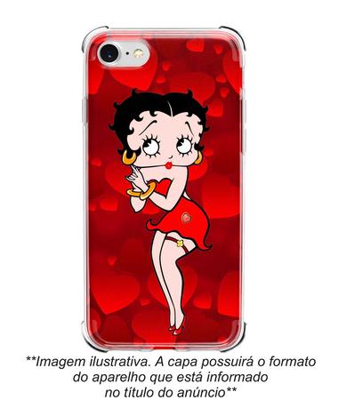 Imagem de Capinha Capa para celular Samsung Galaxy A8 2018 (sm-A530F) - Betty Boop BP4