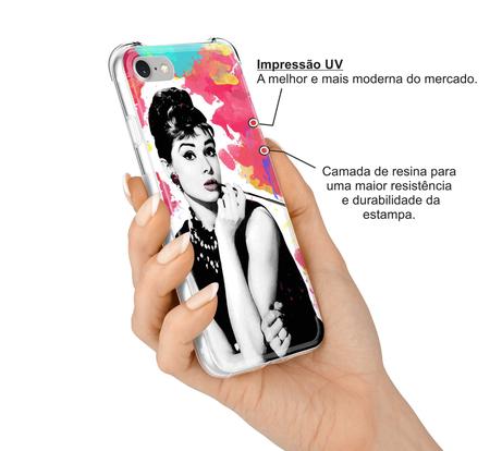 Imagem de Capinha Capa para celular Samsung Galaxy J5 METAL (sm-J510) - Audrey Hepburn AH9