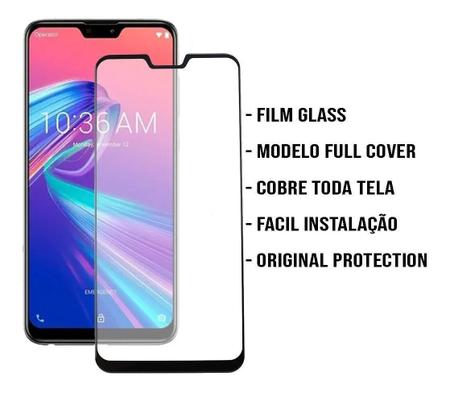 Imagem de Capinha + Película Full 9D Para Zenfone Max Pro M2 Zb631Kl