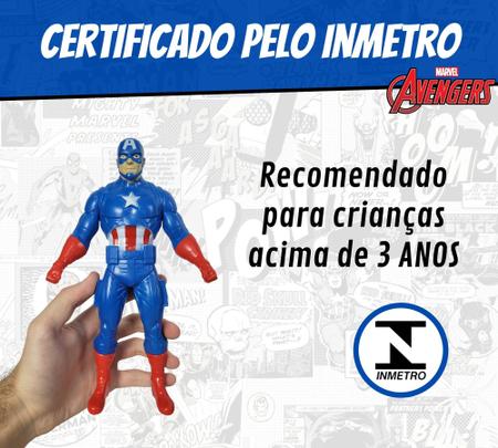 Imagem de Capitão América Boneco Filme Vingadores Liga da Justiça 22cm
