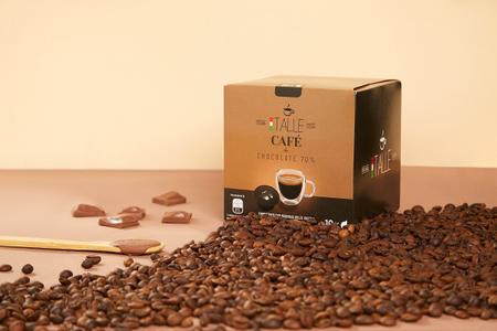 Imagem de Cápsula Dolce Gusto Chocolate Cacau 70% Café Italle 10 Und