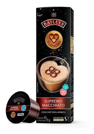 Imagem de Cápsula Três Corações Supremo Macchiato Baileys Café 10 Unid