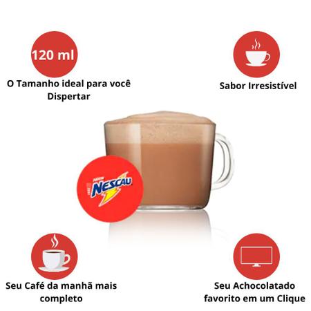 Coffee Nescafé Dolce Gusto Nescau 10 Capsules 230g – Brasil Eu Quero!