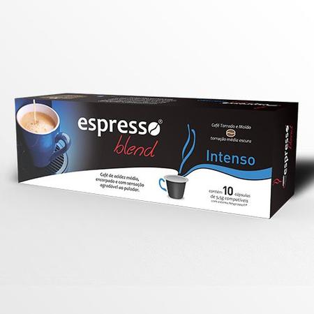 Imagem de Cápsulas de Café Espresso Blend Intenso - Compatíveis com Nespresso - 10 un.