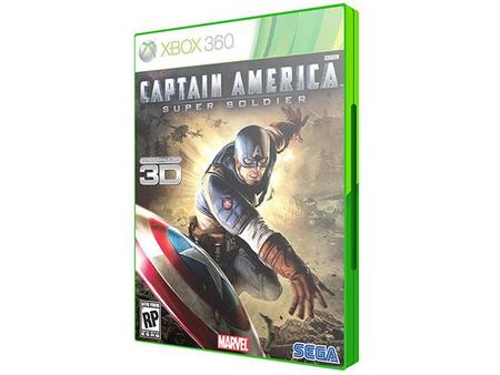 Jogo Capitão América Super Soldado Xbox 360 Original - Escorrega o