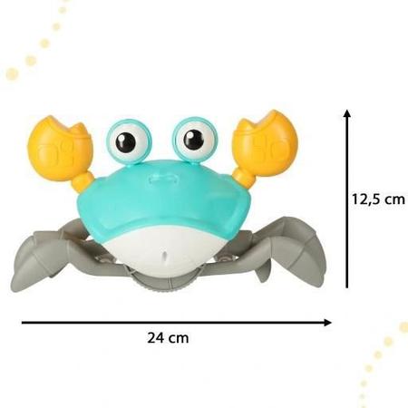 Caranguejo Interativo - Sons e Obstáculos - 22CM - Pilhas AA - Toy King Imagem de Caranguejo Interativo - Sons e Obstáculos - 22CM - Pilhas AA