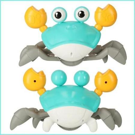 Caranguejo Interativo - Sons e Obstáculos - 22CM - Pilhas AA - Toy King Imagem de Caranguejo Interativo - Sons e Obstáculos - 22CM - Pilhas AA