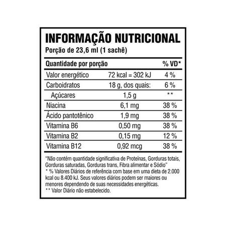 Imagem de CARB UP GEL BLACK (10 SACHÊS) Baunilha Probiótica
