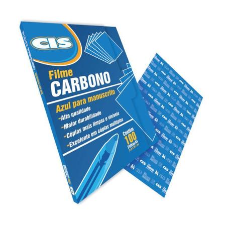 Imagem de Carbono Filme Azul Manual Caixa Com 100 Folhas 30.2000 CiS 23643