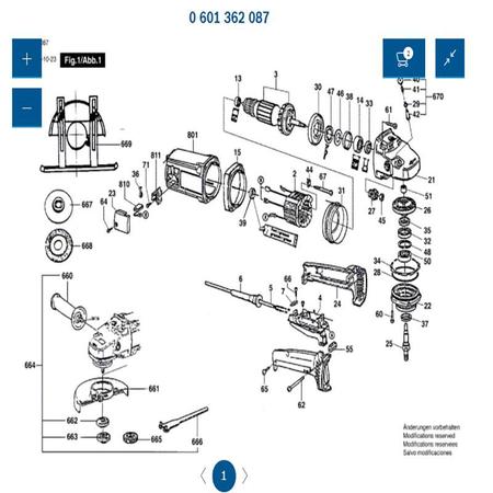 Imagem de Carcaça do Motor para Esmerilhadeira GWS 23-230 9618086833 BOSCH