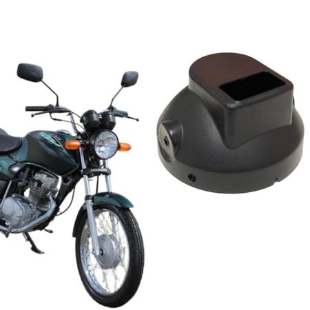 Imagem de Carcaça Farol Compativel Moto Titan Fan 125 A Partir do ano 2000 Preto