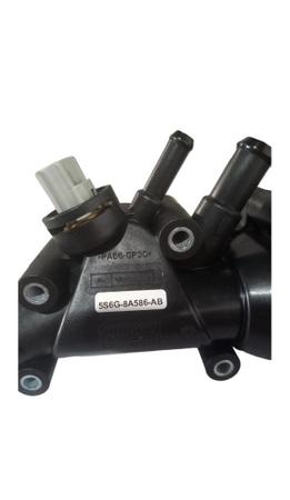 Carcaça Válvula Termost Completa Ford Motor Zetec Rocam Orig Imagem de Carcaça Válvula Termost Completa Ford Motor Zetec Rocam Orig