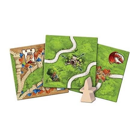 Imagem de Carcassonne The Princess & The Dragon Board Game EXPANSION 3   de Jogos de Tabuleiro da Família Jogo de tabuleiro para adultos e  familiar  de Jogo de Tabuleiro de Estratégia  de Jogos de Tabuleiro de Aventura 2-6 Jogadores  Feito por Z-Man Games